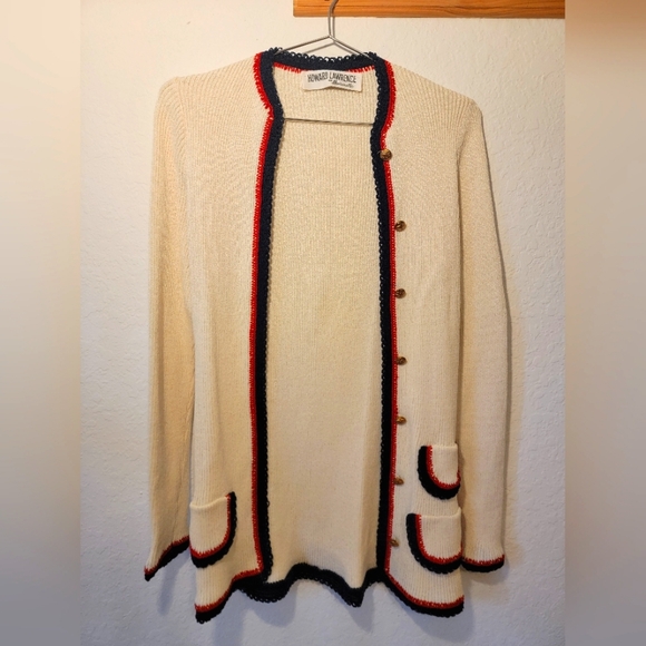 VINTAGE Howard Lawrence by Maisonette Union Made Cardigan - Picture 1 of 6